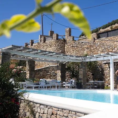 Eyeonsunset -private Pool-sea And Sunset View-privacy-quiete Villa Agios Stefanos (Mykonos)