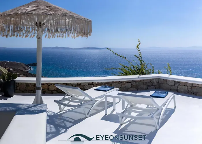 别墅 Eyeonsunset -private Pool-sea And Sunset View-privacy-quiete 圣斯特凡诺斯