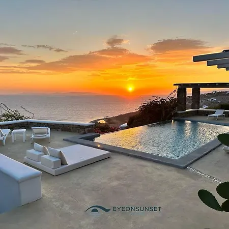 Villa Eyeonsunset - Magical Place -Private Pool -Sea And Sunset View -No Wind - Agios Stefanos (Mykonos)