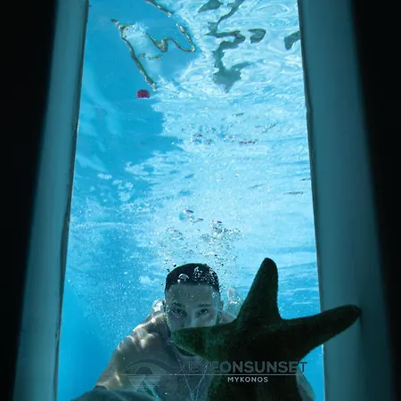 Eyeonsunset -private Pool-sea And Sunset View-privacy-quiete 아기오스 스테파노스