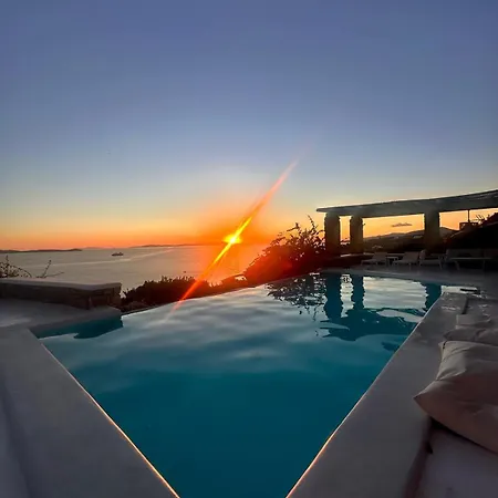 Eyeonsunset -private Pool-sea And Sunset View-privacy-quiete 아기오스 스테파노스